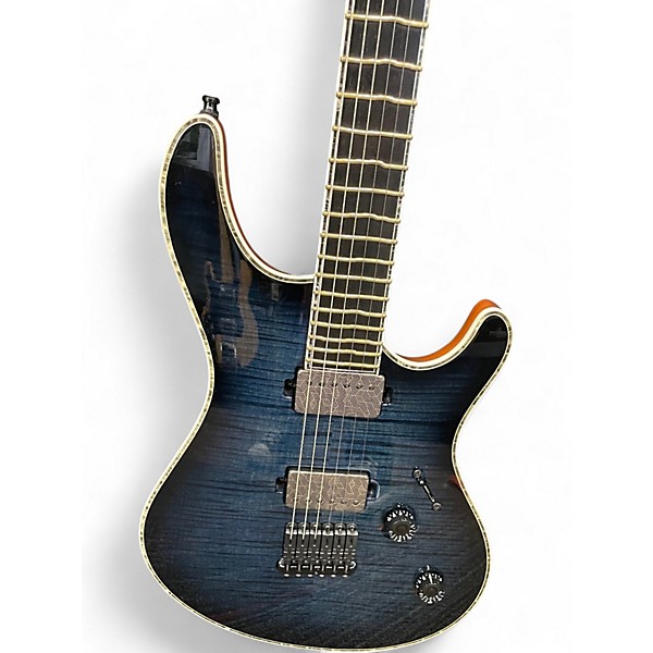 Used Mayones REGIUS GM TT DIRTY BLUE BURST Solid Body Electric Guitar