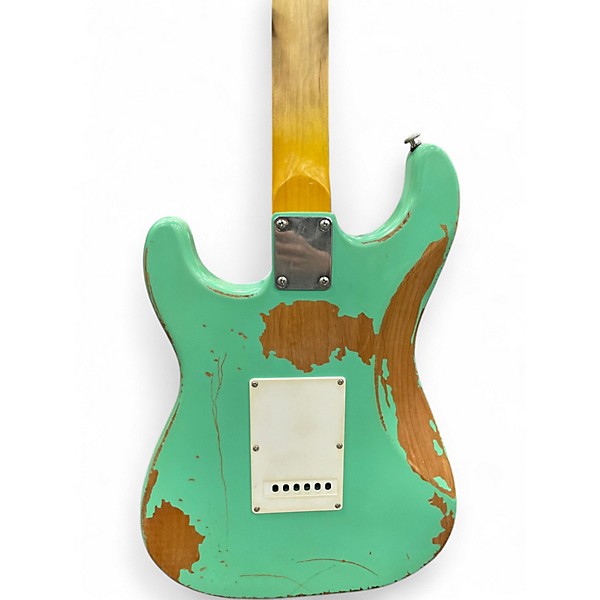 Used Sawtooth ES RELIC Seafoam Green Solid Body Electric Guitar