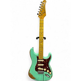Used Sawtooth ES RELIC Seafoam Green Solid Body Electric Guitar