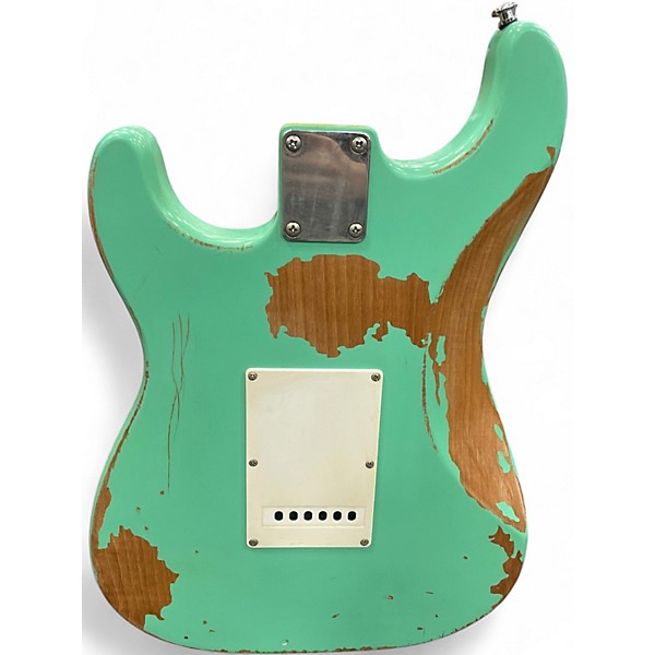 Used Sawtooth ES RELIC Seafoam Green Solid Body Electric Guitar