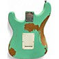 Used Sawtooth ES RELIC Seafoam Green Solid Body Electric Guitar