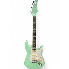 Used Best Choice Products 39in Full Size Electric Guitar SoCal Green Solid Body Electric Guitar