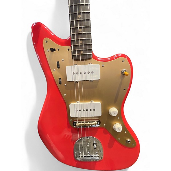 Used Fender Vintera II 50s Jazzmaster Fiesta Red Road Worn Solid Body Electric Guitar