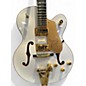 Used Gretsch Guitars Synchromatic Falcon Snowcrest White Hollow Body Electric Guitar
