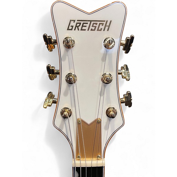 Used Gretsch Guitars Synchromatic Falcon Snowcrest White Hollow Body Electric Guitar