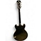 Used D'Angelico Premier Series DC Black Hollow Body Electric Guitar