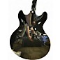 Used D'Angelico Premier Series DC Black Hollow Body Electric Guitar