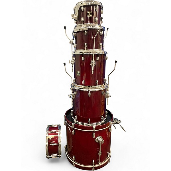Used Gretsch Drums 6 Piece Catalina Maple Wine Red Drum Kit
