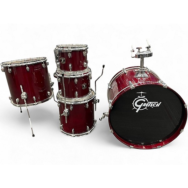 Used Gretsch Drums 6 Piece Catalina Maple Wine Red Drum Kit