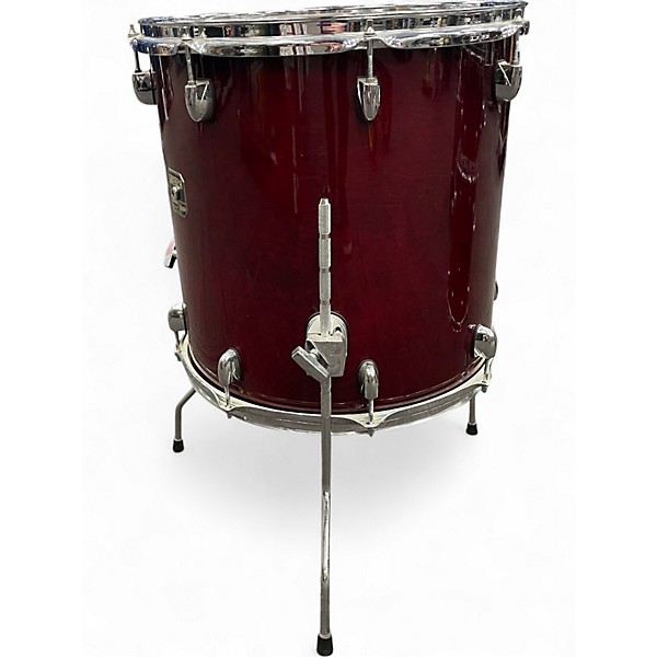 Used Gretsch Drums 6 Piece Catalina Maple Wine Red Drum Kit