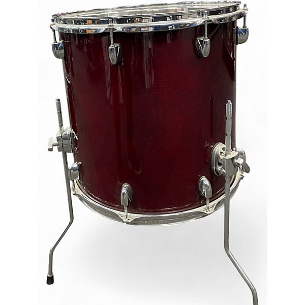 Used Gretsch Drums 6 Piece Catalina Maple Wine Red Drum Kit