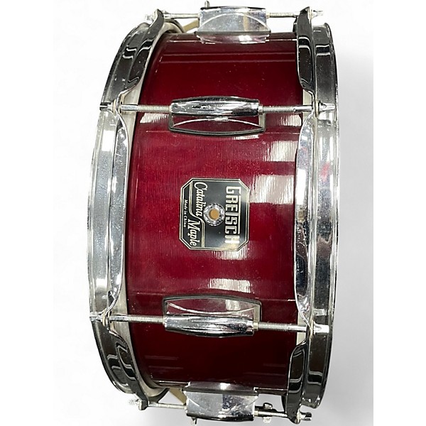Used Gretsch Drums 6 Piece Catalina Maple Wine Red Drum Kit