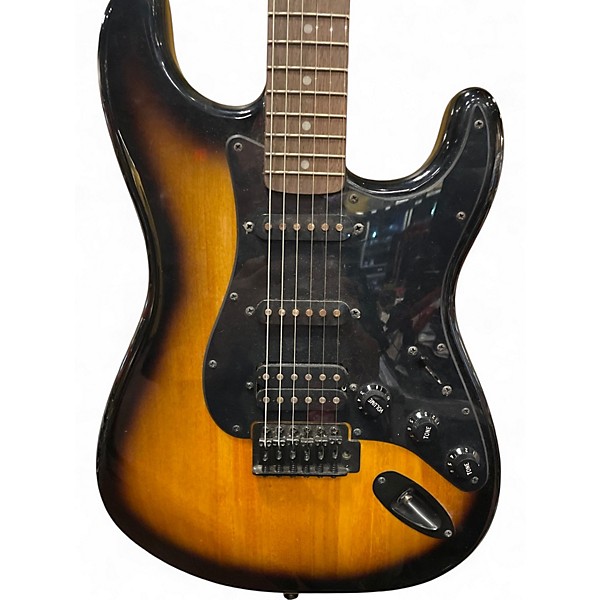 Used Fender Squier bullet 2 Color Sunburst Solid Body Electric Guitar