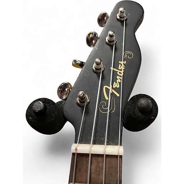 Used Fender California coast ukeelele Black Ukulele