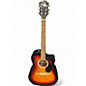 Used Fender fa125 2 Tone Sunburst Acoustic Electric Guitar thumbnail