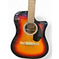 Used Fender fa125 2 Tone Sunburst Acoustic Electric Guitar