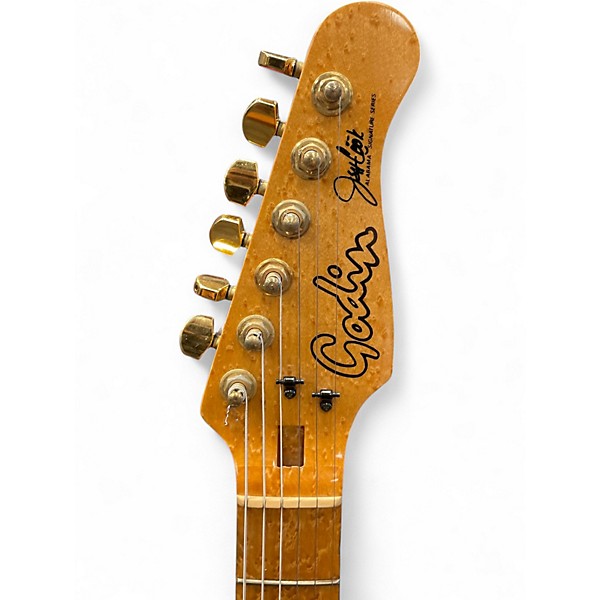 Used Godin Jeff Cook Signature Green Solid Body Electric Guitar