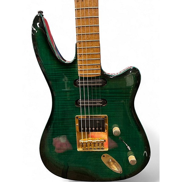 Used Godin Jeff Cook Signature Green Solid Body Electric Guitar
