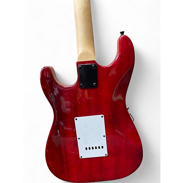 Used Bcp strat Red Solid Body Electric Guitar