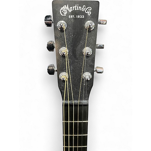Used Martin DX JOHNNY CASH Black Acoustic Electric Guitar