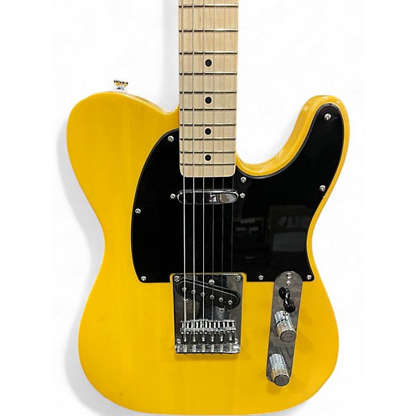 Used Squier Telecaster Butterscotch Blonde Solid Body Electric Guitar