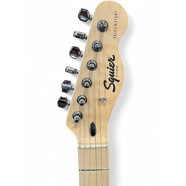 Used Squier Telecaster Butterscotch Blonde Solid Body Electric Guitar