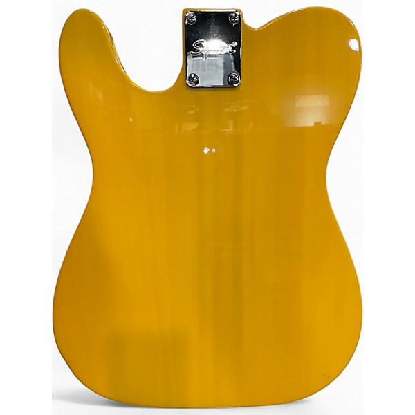 Used Squier Telecaster Butterscotch Blonde Solid Body Electric Guitar