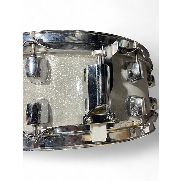 Used Ashthorpe 5.5X14 Ambient Series  Silver Sparkle Drum