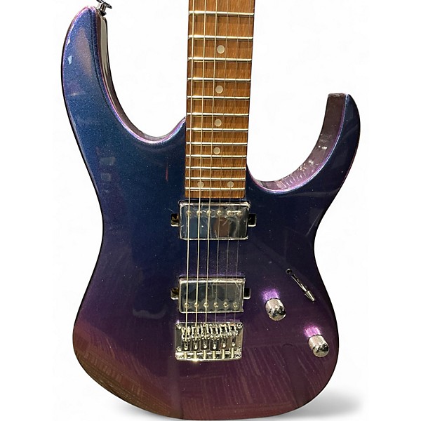 Used Ibanez grg121sp Purple Solid Body Electric Guitar