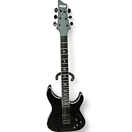 Used Schecter Guitar Research Evel Twin C1 HT Black Solid Body Electric Guitar