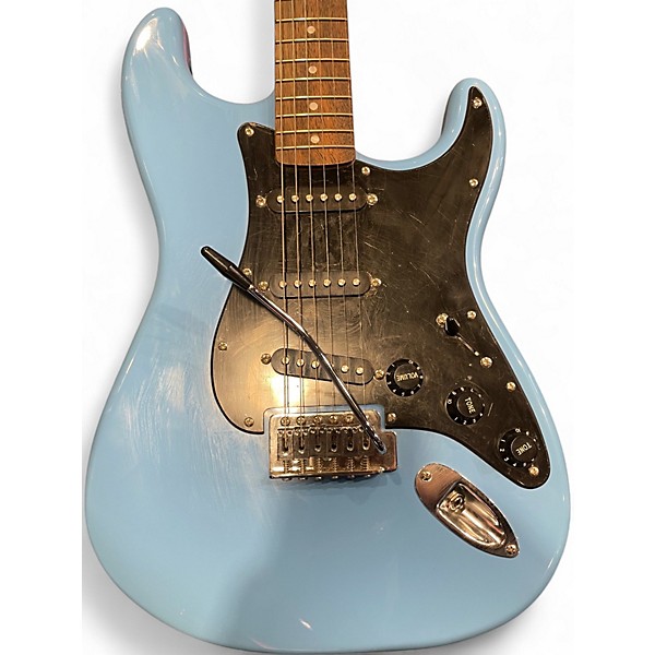 Used Squier Affinity Stratocaster Blue Solid Body Electric Guitar