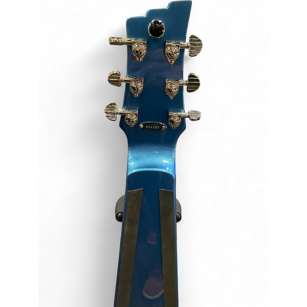 Used Duesenberg Fairytale Lapsteel blue Solid Body Electric Guitar