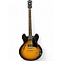Used Gibson ES335 Satin 2 Color Sunburst Hollow Body Electric Guitar thumbnail