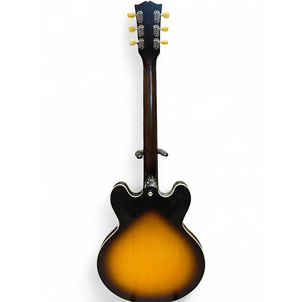 Used Gibson ES335 Satin 2 Color Sunburst Hollow Body Electric Guitar