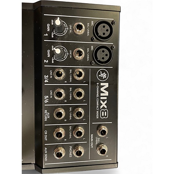 Used Mackie Mix8 Powered Mixer