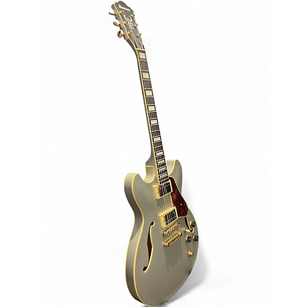 Used Ibanez AS73 Artcore Silver Hollow Body Electric Guitar