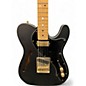 Used Fender LTD Deluxe Telecaster Thinline Satin Black Hollow Body Electric Guitar