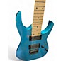 Used Ibanez GRG7221M GIO Metallic Light Blue Solid Body Electric Guitar
