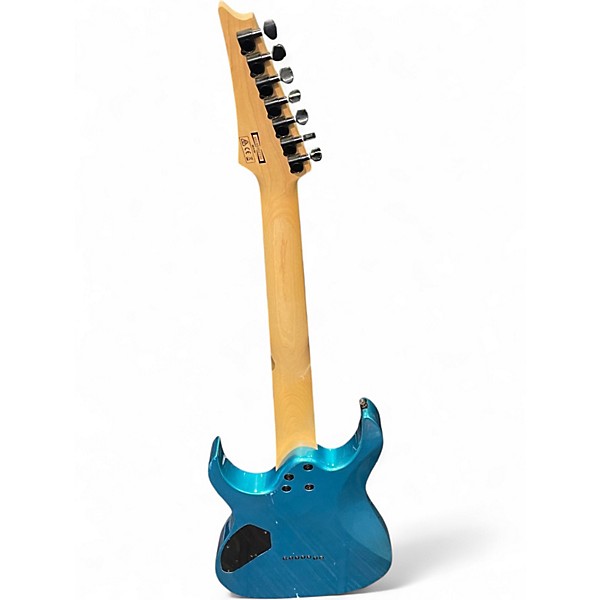 Used Ibanez GRG7221M GIO Metallic Light Blue Solid Body Electric Guitar