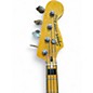 Used Squier Jazz Bass Deluxe Natural Electric Bass Guitar