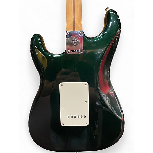 Used Fender STRATOCASTER PLAYER II BRITISH RACING GREEN Solid Body Electric Guitar