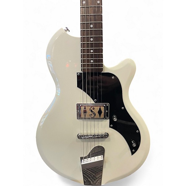 Used Supro ISLAND SERIES JAMESPORT WHITE Solid Body Electric Guitar