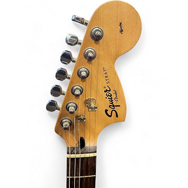 Used Squier Affinity Stratocaster Black Solid Body Electric Guitar