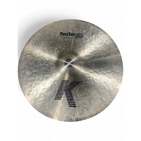 Used Zildjian 19in K PAPER THIN CRASH Cymbal