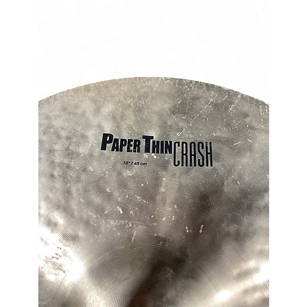 Used Zildjian 19in K PAPER THIN CRASH Cymbal