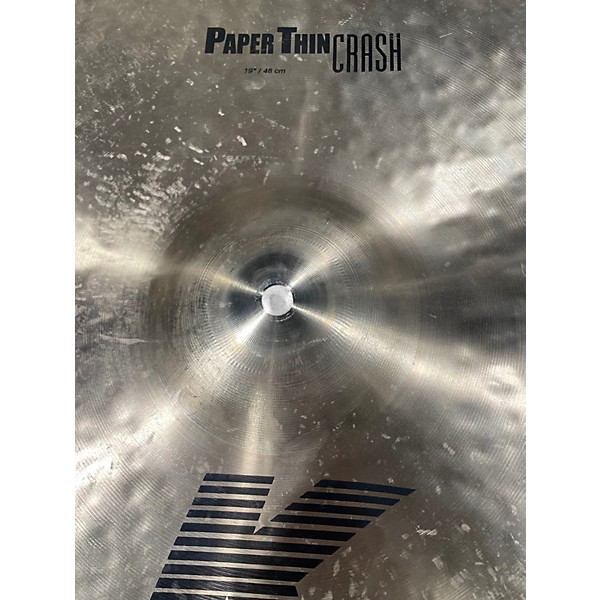 Used Zildjian 19in K PAPER THIN CRASH Cymbal