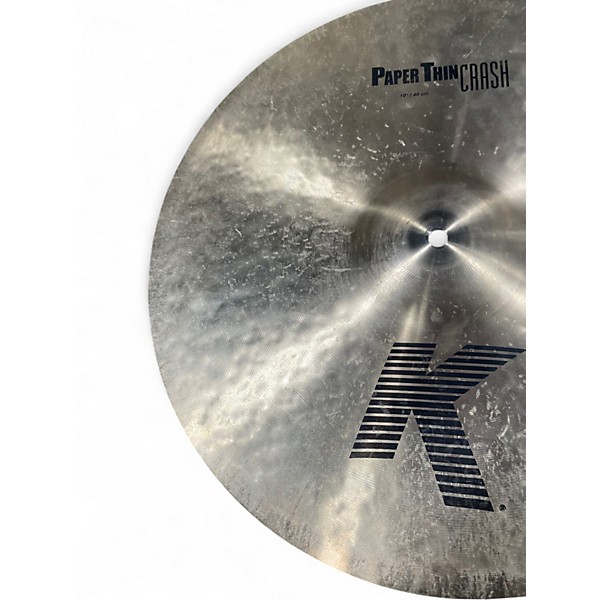Used Zildjian 19in K PAPER THIN CRASH Cymbal
