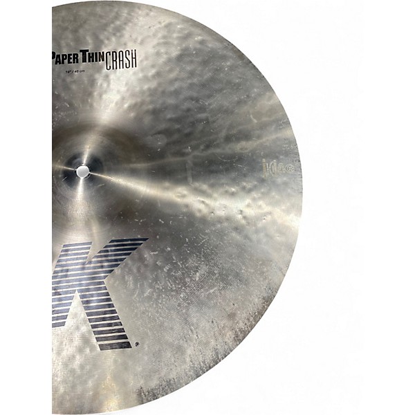 Used Zildjian 19in K PAPER THIN CRASH Cymbal