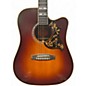 Used 2026 Epiphone Inspired By Gibson Custom Hummingbird Autumn Burst Acoustic Electric Guitar