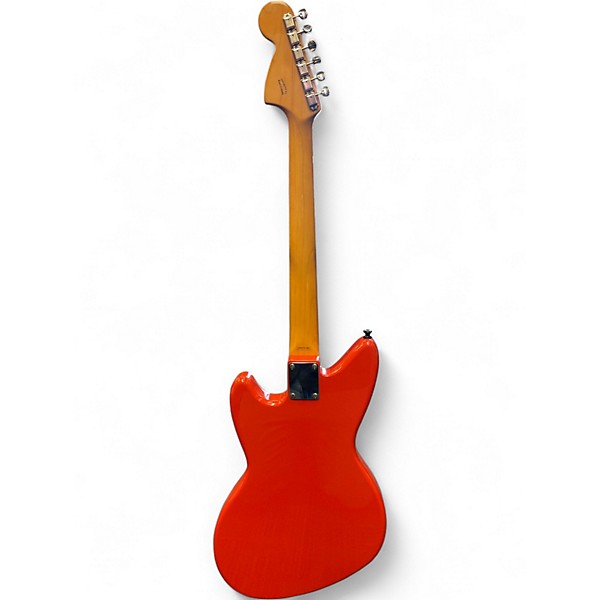 Used Fender Jagstang Fiesta Red Solid Body Electric Guitar